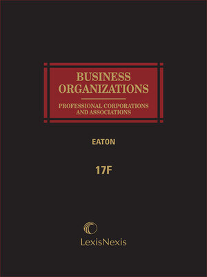 cover image of Professional Corporations and Associations